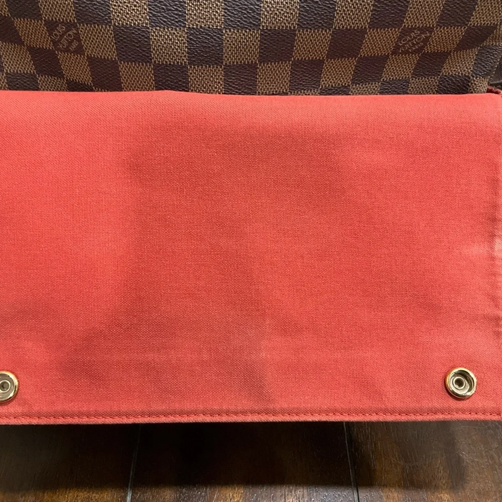 Louis Vuitton Brown Checkered Messenger Bag - Picture 5 of 16